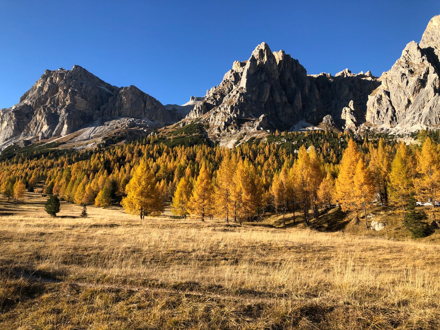 Dolomites Peaks in Autumn